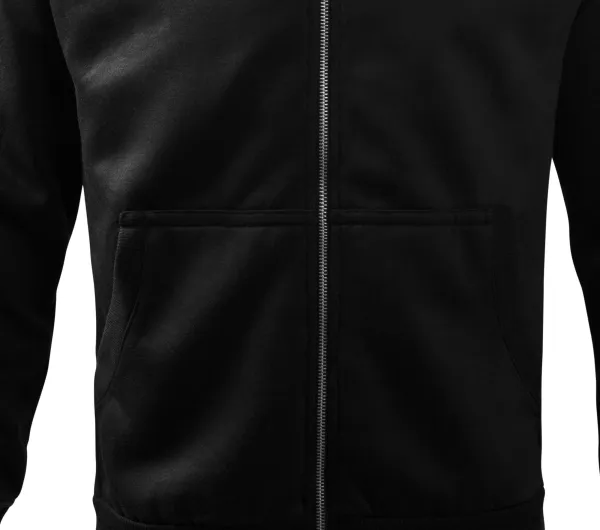 Hanorac simplu pentru bărbați fără glugă - Croială lejeră cu cusături laterale