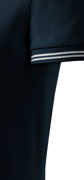 Polo de bărbați cu contrast - Tăiați cu cusături laterale