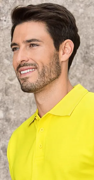 Polo tricou bărbătesc - Închidere cu 3 nasturi