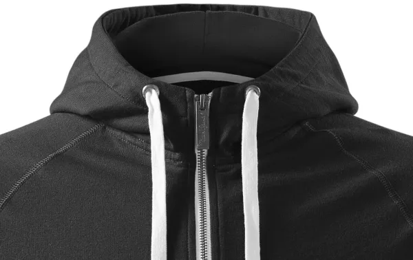 Hanorac bărbătesc contrastant cu glugă - Glugă cu șnururi de strângere