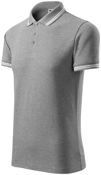 Polo de bărbați cu contrast - Tricou polo confortabil pentru bărbați pentru fiecare zi