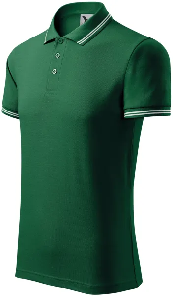 Polo de bărbați cu contrast - Tricou polo confortabil pentru bărbați pentru fiecare zi