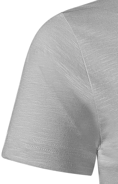 Tricou bărbătesc, din bumbac organic texturat - Mâneci scurte clasice