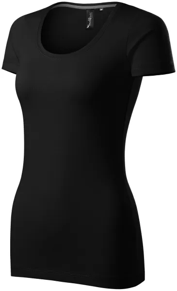 Tricou de damă cu cusături decorative - Tricou de zi cu zi pentru femei