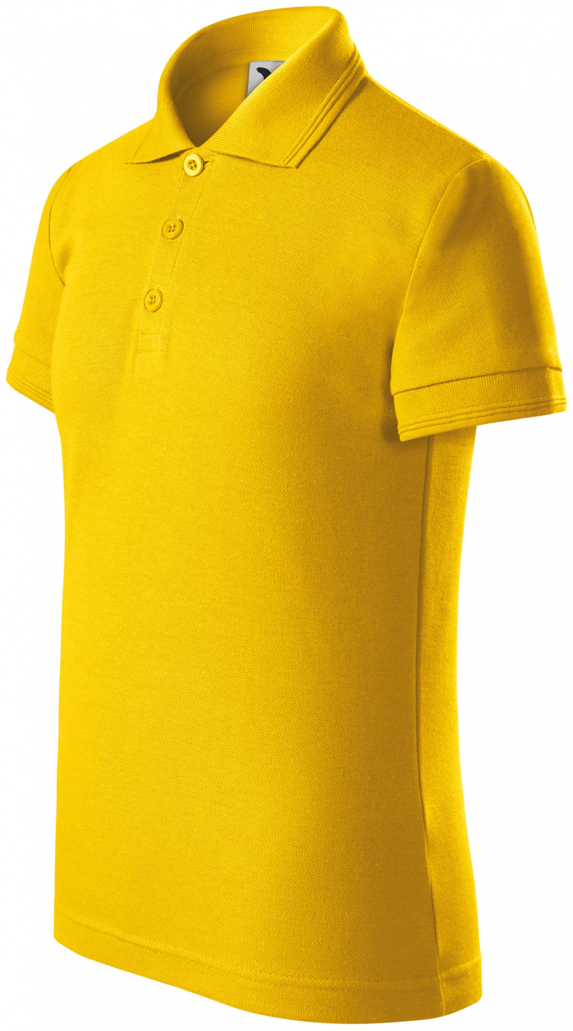 Polo pentru copii, galben, 122 cm / 6 ani