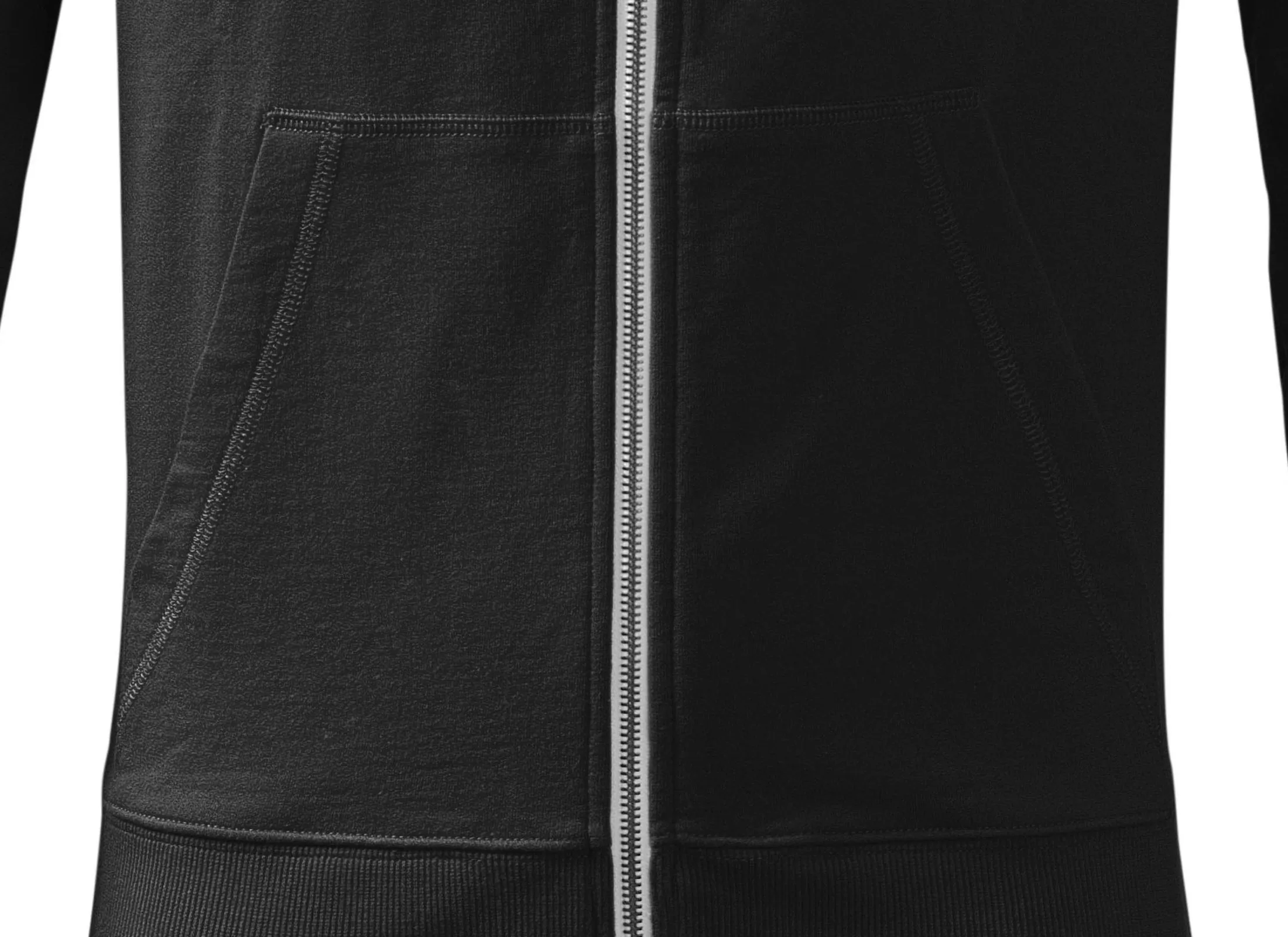 Hanorac bărbătesc contrastant cu glugă - Buzunare tip cangur