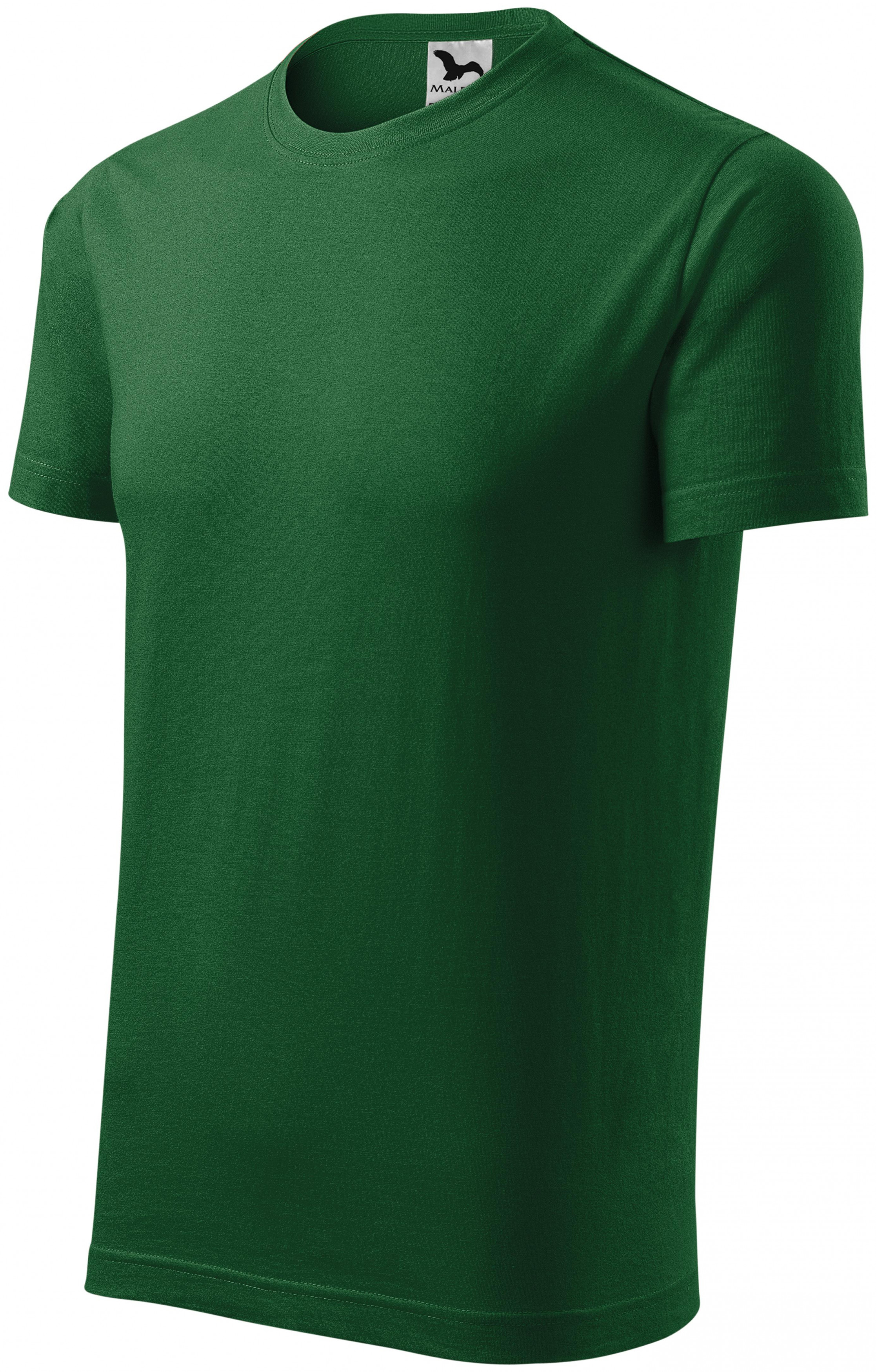 Tricou cu mâneci scurte, sticla verde, 3XL