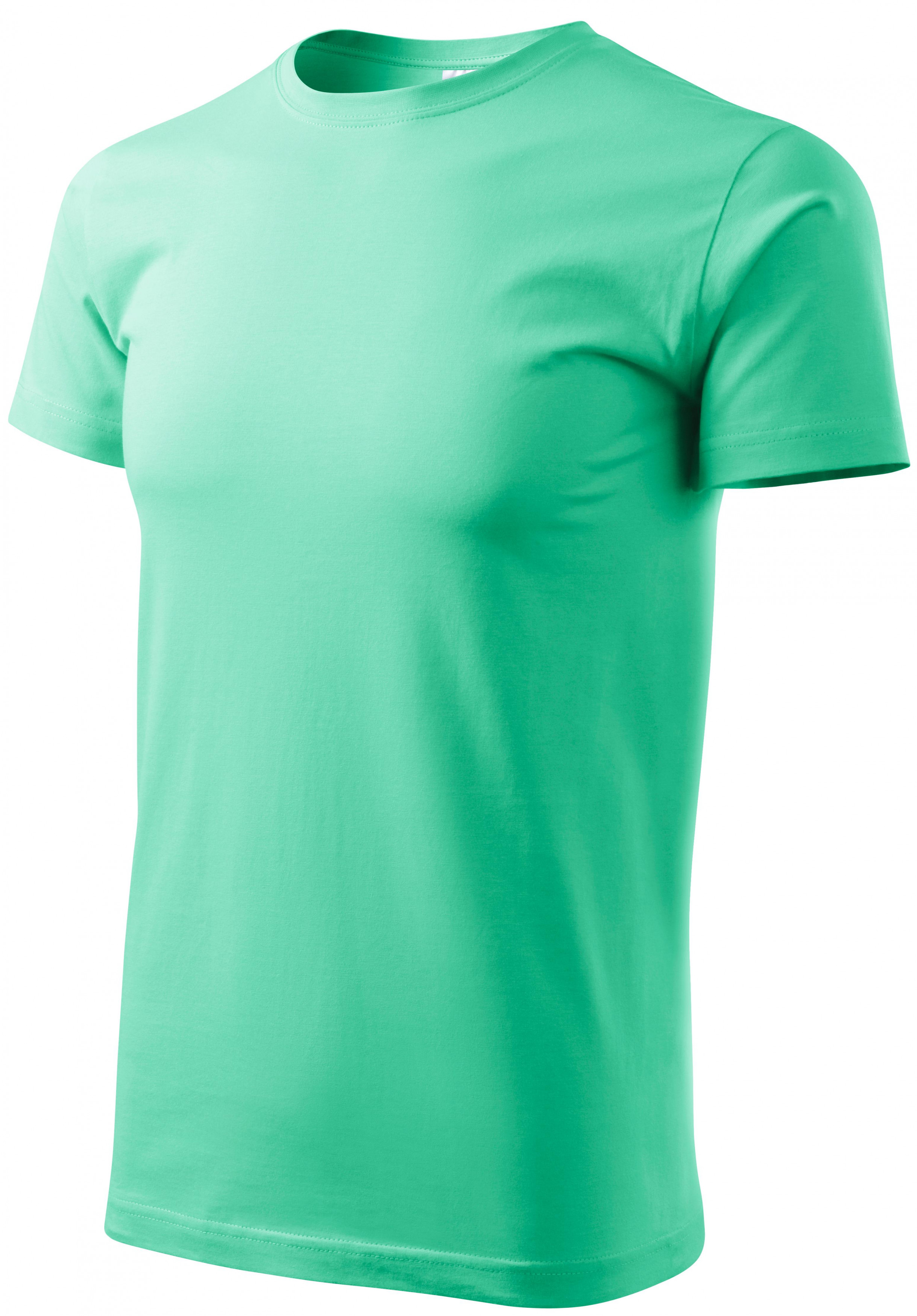 Tricou unisex cu greutate mai mare, mentă, 2XL